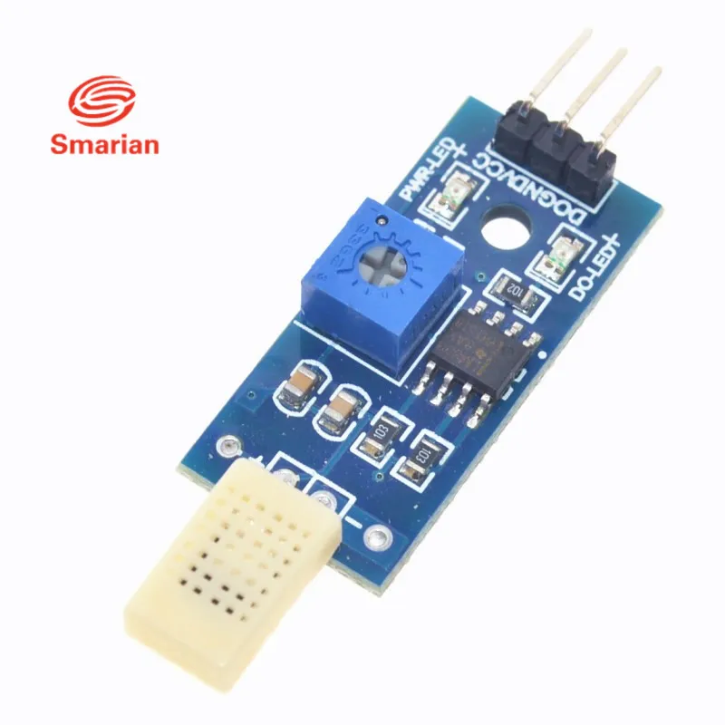 Smarian Официальный Новый HR202 модуль датчика обнаружения влажности DC 3 V-5V LM393 чип (3