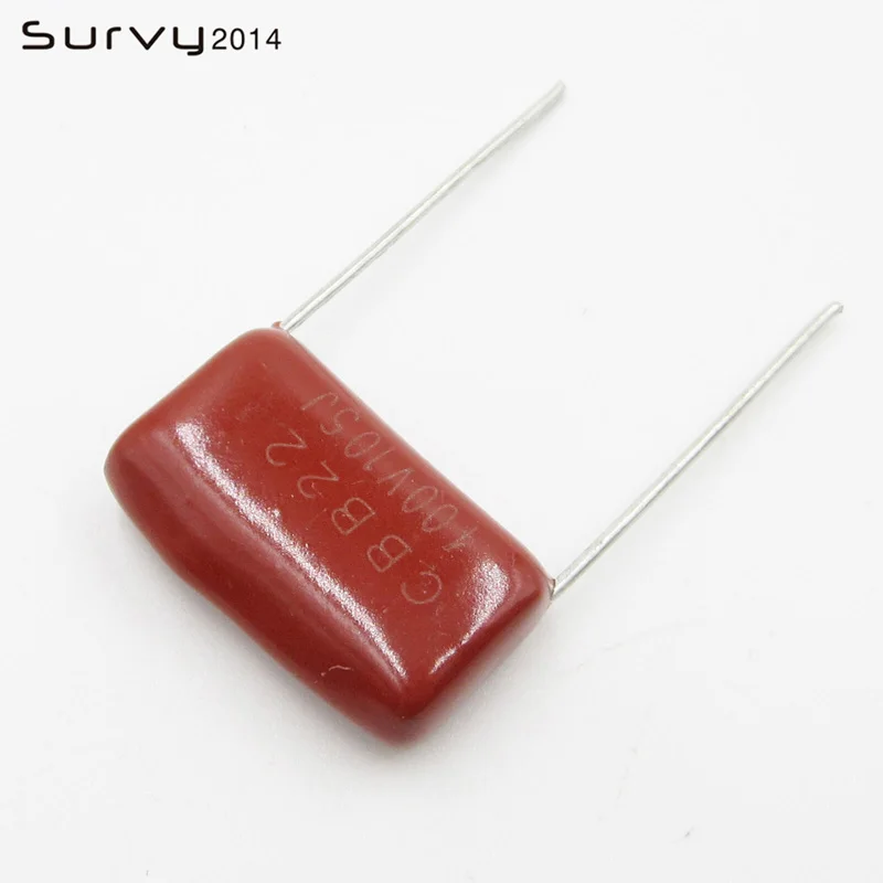10 шт. 22X14X7MM 400V105J Super Cap acitor 400V/105J 1 мкФ шаг 20 мм CBB22 cap ASS | Электронные компоненты и