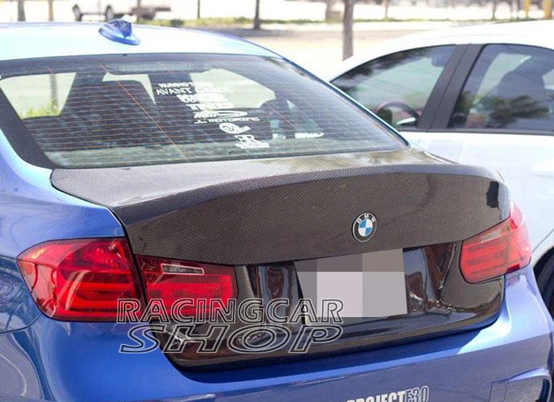 CSL Стиль 3K настоящее углеродное волокно задний багажник для BMW 3 Series F30 седан 2012UP