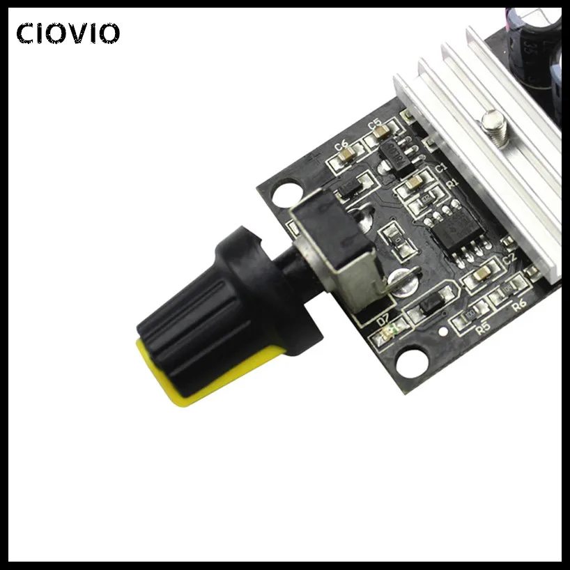 CIOVIO DC 6V 12V 24V 28VDC 3A ШИМ регулятор скорости двигателя регулируемое управление