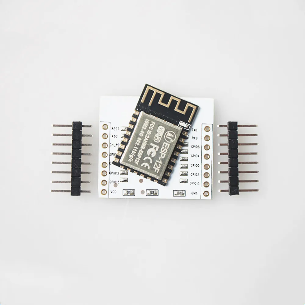 ESP 12F серийный WiFi ESP8266 модуль адаптер пластина полный IO порт приводит к FCC & CE|Модули