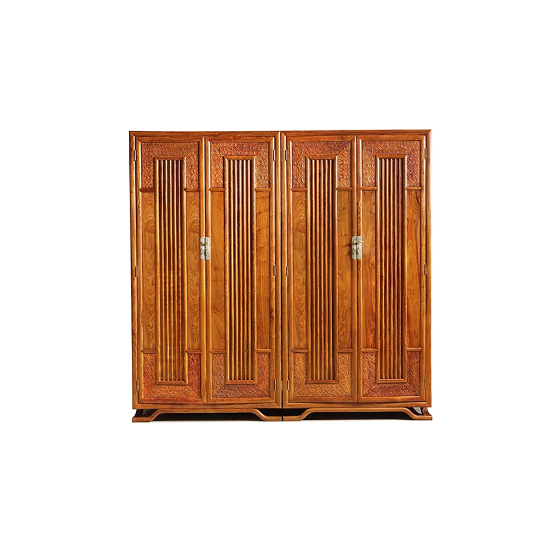 Китай Ming and Qing классический антикварный шкаф скульптура из цельного дерева