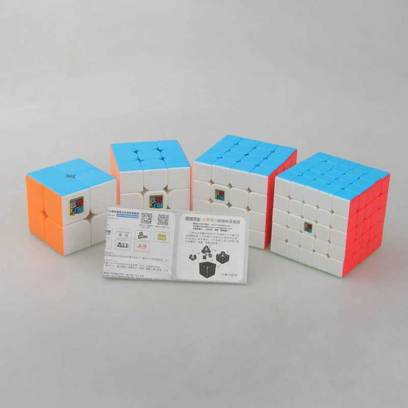 MoYu Mofangjiaoshi 2x2 3x3 4x4 5x5 Скорость квадратная Подарочная коробка Упаковка профессиональная Головоломка обучающие игрушки для детей Волшебный куб пакет
