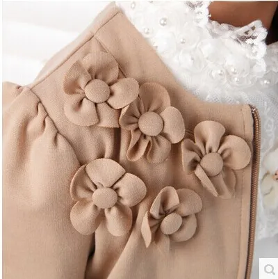 Комплект одежды для девочек из трех предметов корейский стиль штаны-шаровары и