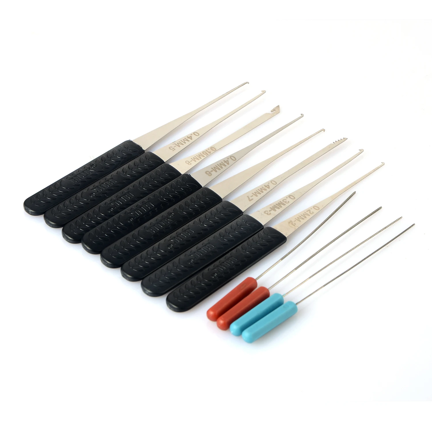 12 PCS Fold Pick Tool Broken Key Remove Auto Locksmith Extractor Set Lock Hardware Handle DIY Tools | Инструменты