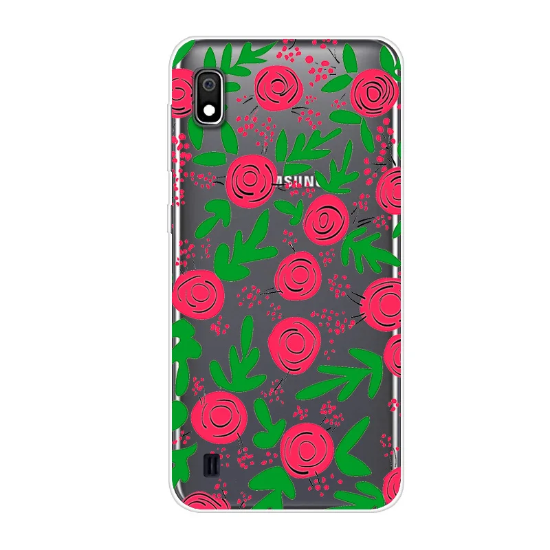 Для samsung A10 чехол тонкий прозрачный цветок кактус Мягкий силиконовый чехол для телефона s для samsung Galaxy A10S A10E A 10 чехол TPU Funda A 10S - Цвет: 28