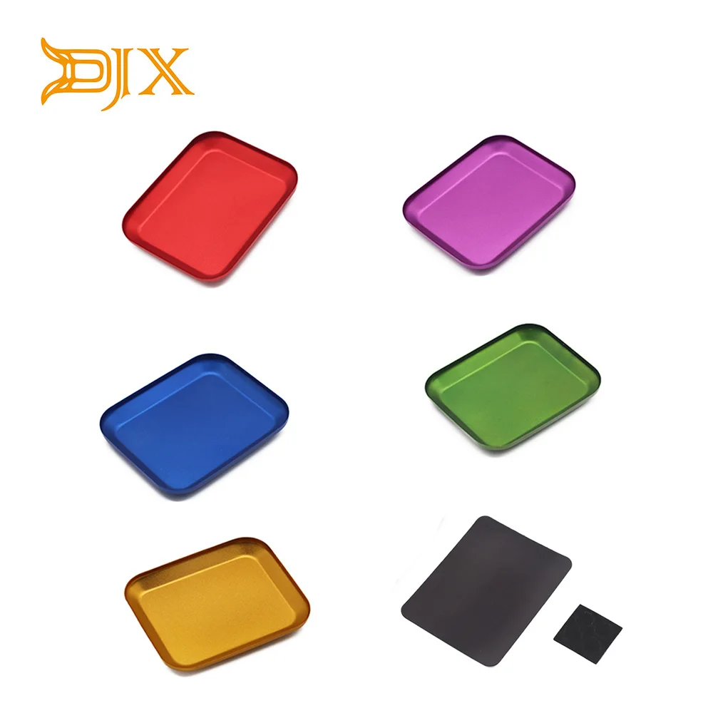 DJX RC модель ремонт Магнитный Лоток для винтов прочный алюминиевый сплав пластины