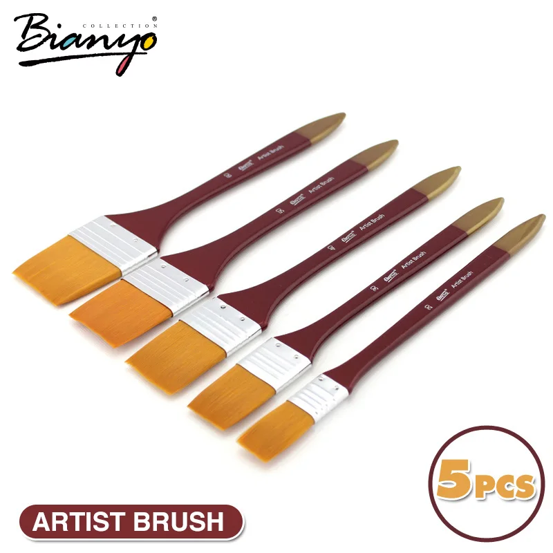 Набор кистей для рисования Bianyo набор акрилом 5 шт.|paint brush acrylic|paint brushacrylic paint set |