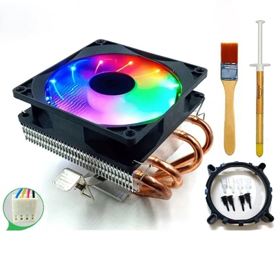 Ультратонкий кулер для процессора радиатор медных трубок HTPC ITX чехол компьютера