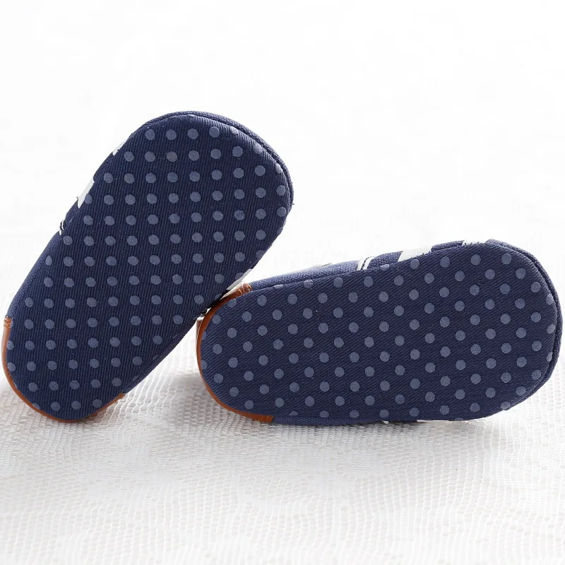 

Newborn Baby Boys Kids Shoes Brand Infant Toddler Striped Classic Canvas Chaussure Slip-On Child Sapatinhos bebe Sapatos