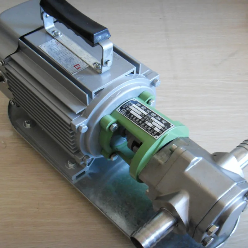 WCB-100P Stainless Steel Double Gear Oil Pump Chemical Industrial Printing Ink General Delivery |