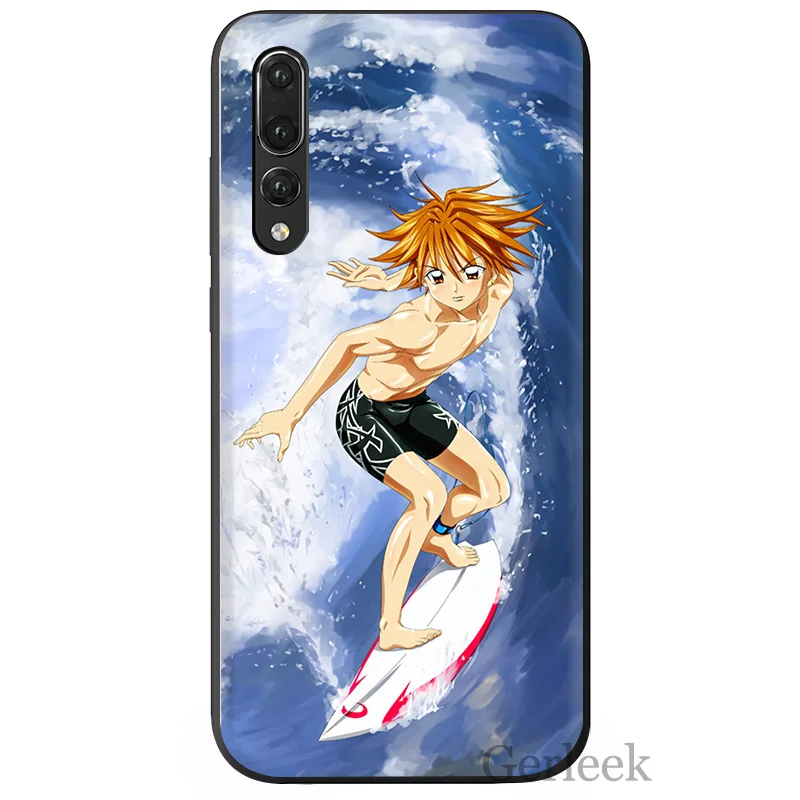 Чехол для мобильного телефона Surf Art Girl ультратонкий мультяшный рисунок Huawei P Smart P30