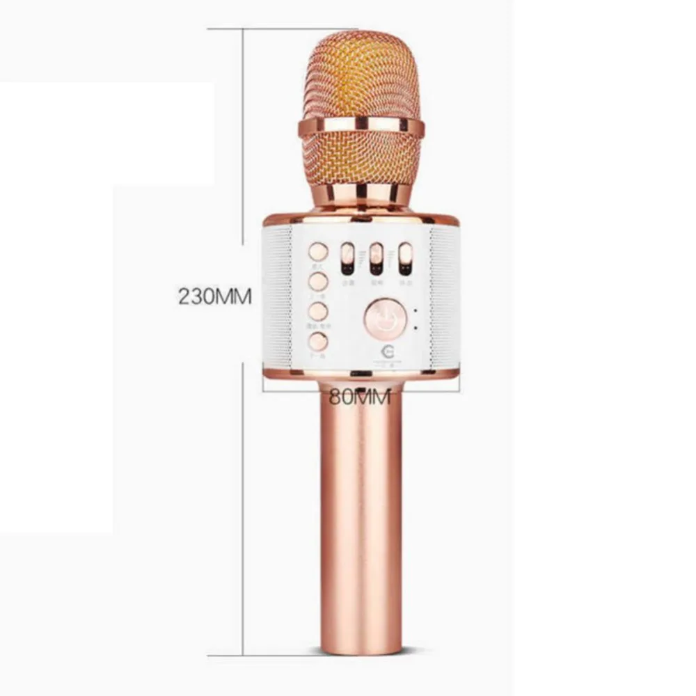 Профессиональный K38 ручной КТВ Микрофон Беспроводной Bluetooth караоке дома микрофон