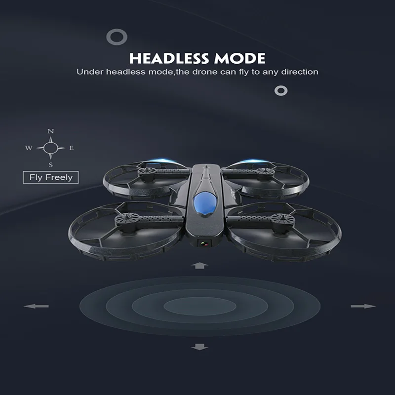 JJRC H45 складной Радиоуправляемый Дрон мини с камерой RC Квадрокоптер селфи режимом