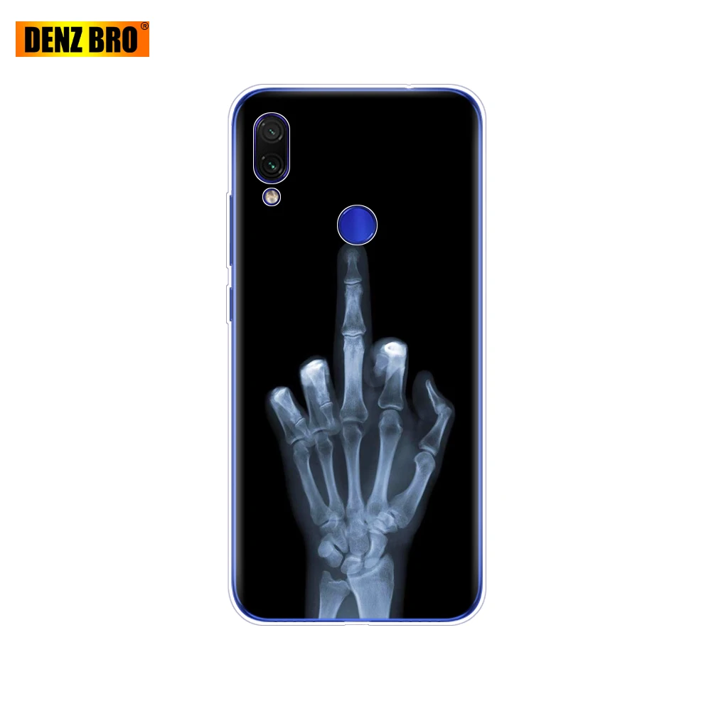 61856 Для Xiaomi Redmi Note 7 силиконовый мягкий ТПУ с рисунком для Xiaomi Redmi NOTE 7 PRO Чехол 6,3 дюймов Funda Coque Redmi Note7 чехол бампер - Цвет: 61856