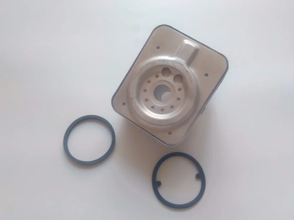 Масляный радиатор двигателя с уплотнительной прокладкой для VW Audi Skoda Seat 038117021B