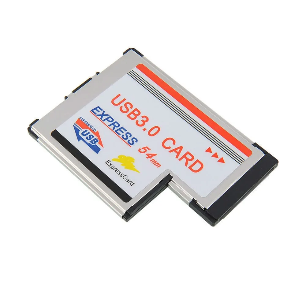 54 мм Экспресс-карта Expresscard к 2 портам USB 3 0 адаптер для ноутбука NEC Chip | Компьютеры и