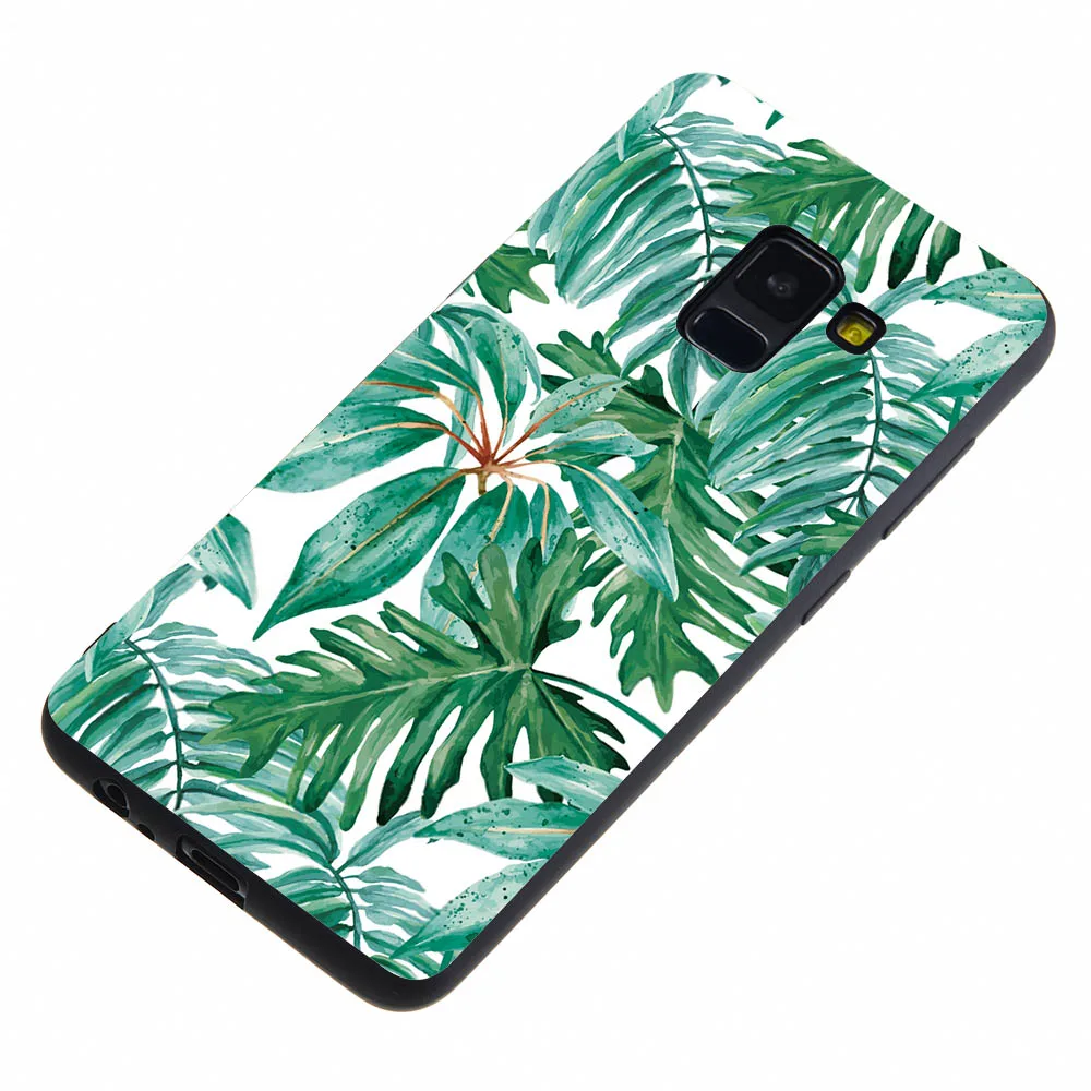 Чехол для samsung Galaxy M10 M20 мягкий силиконовый чехол из ТПУ с цветами фламинго котом A6S