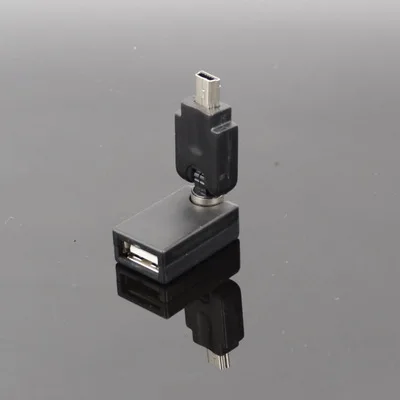 Высококачественный поворотный на 360 градусов переходник с USB 2 0 Мама Micro папа