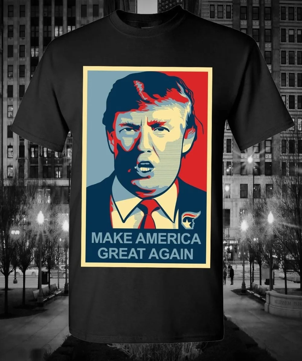 Футболка с изображением Дональда Трампа сделай Америку великолепной снова