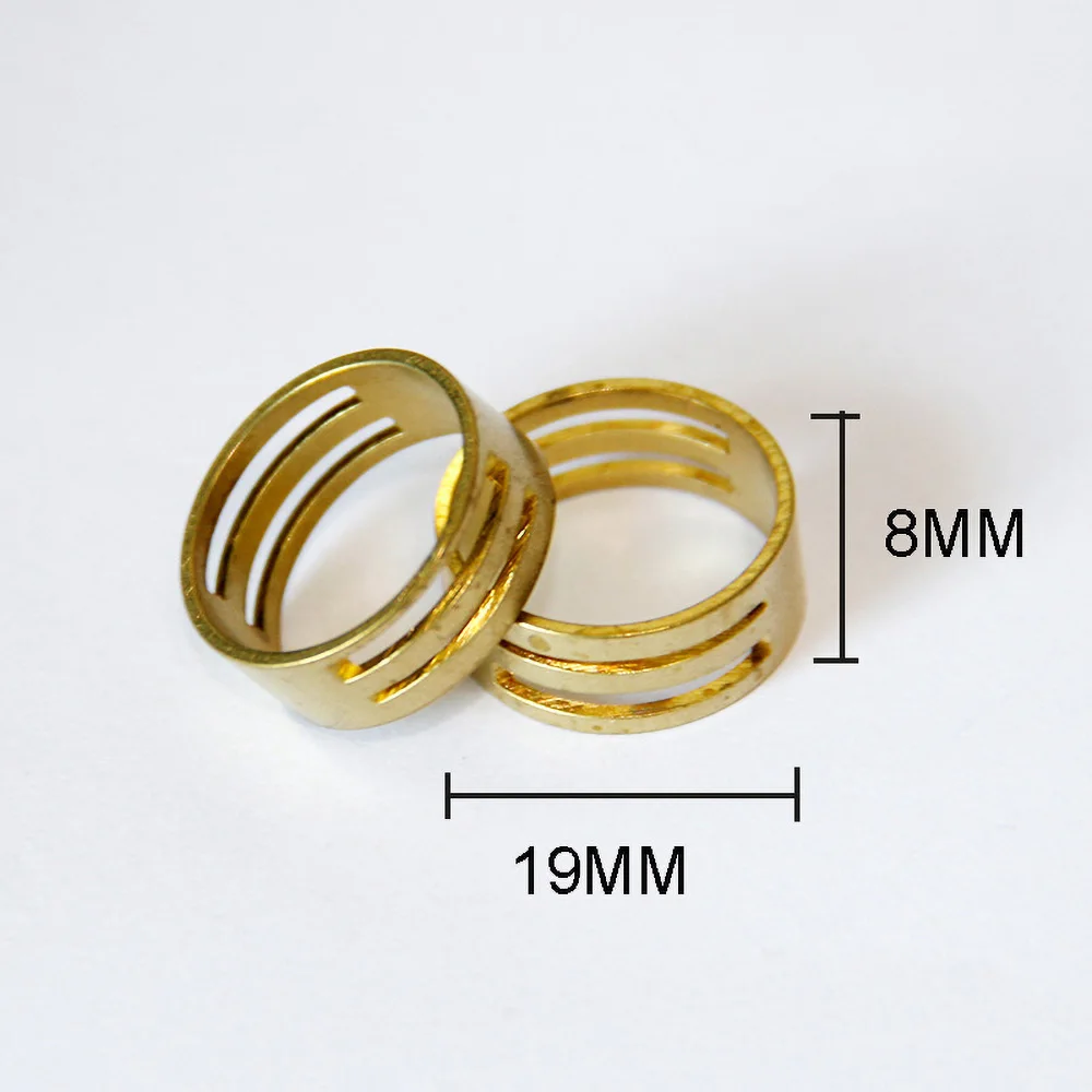 2 шт. 19*8 мм DIY сырой латуни прыгающее кольцо открытие закрывание палец инструменты для ювелирных изделий Аксессуары 1185