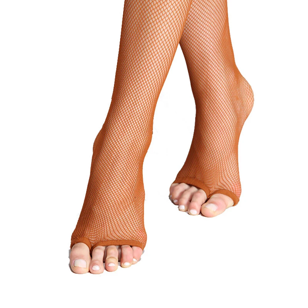 Новинка 2020 пикантные сетчатые носки для латиноамериканских танцев тонкий