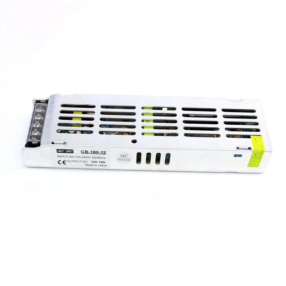 Небольшой объем Swithing источник питания AC 12V 15A 180W Постоянное напряжение