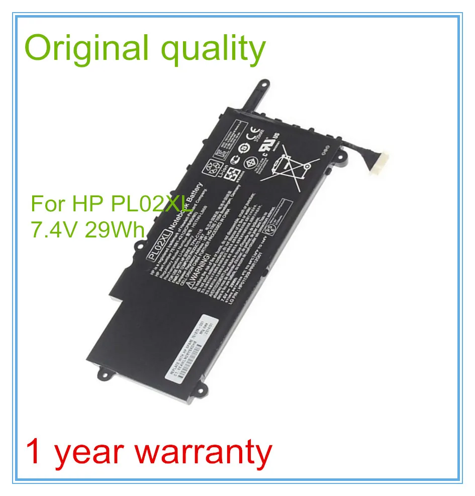 7,2 В, 29 Втч, новая Оригинальная батарея PL02XL для 11 X360, PL02XL, Φ 751681-421, бесплатная доставка