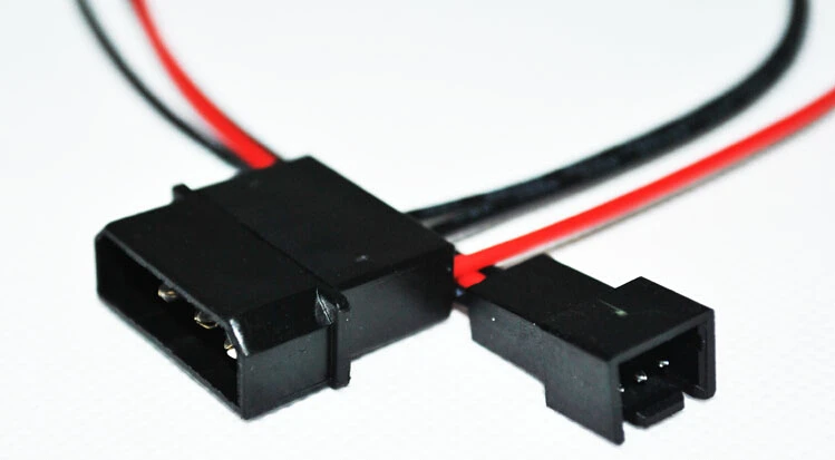 IDE Molex к охлаждающему вентилятору 3-контактный разъем (2pin провод) кабель питания
