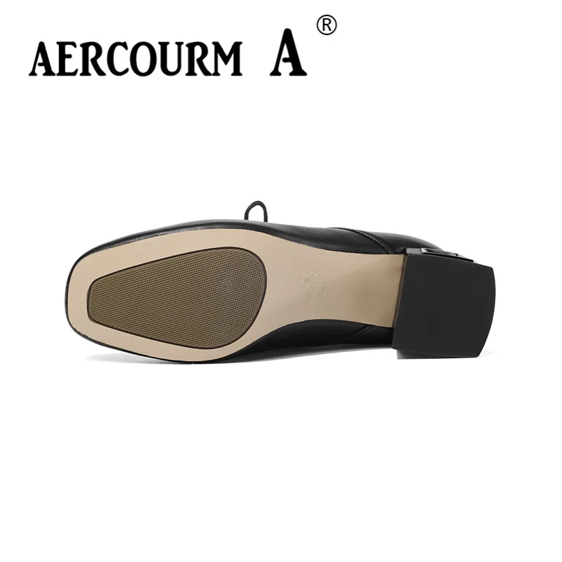 Aercourm A/2019 ботильоны для женщин зимние женские ботинки из натуральной кожи на