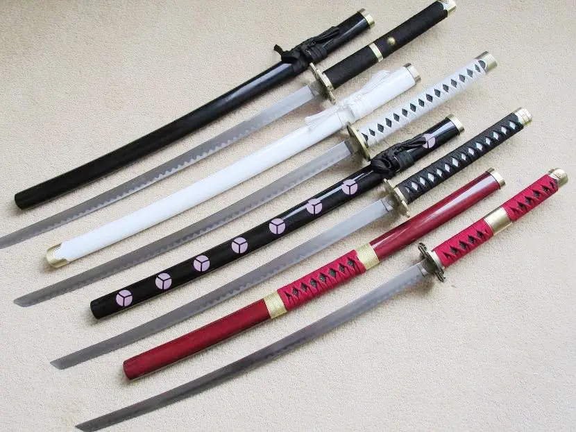 S2689 аниме одна штука SHUSUI SANDAI KITETSU WADO ICHIMONJI YUBASHIRI кисть в виде меча HAMON тип A 41 &quotЛот