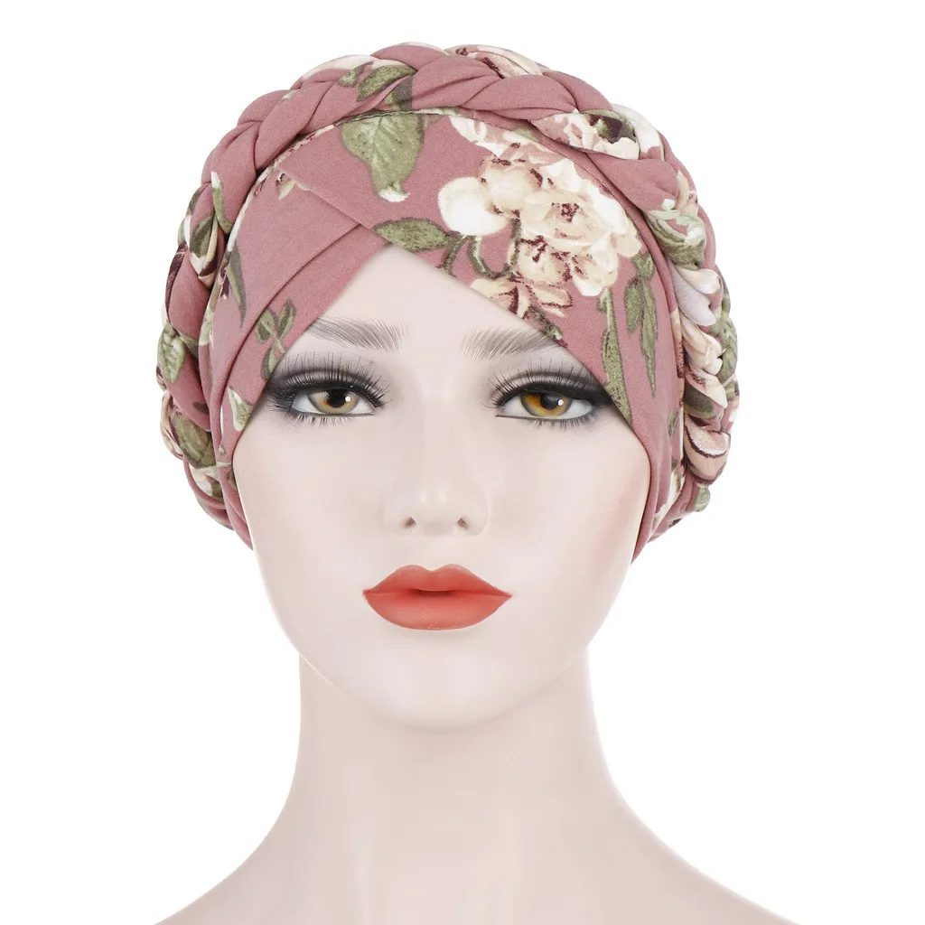 Cotton print muslim turban scarf for women islamic inner hijab caps Arab wrap head scarves femme musulman turbante mujer | Традиционная