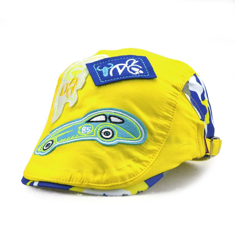 Милая Детская кепка [JAMONT] летняя берет с козырьком мультяшная шапка от солнца