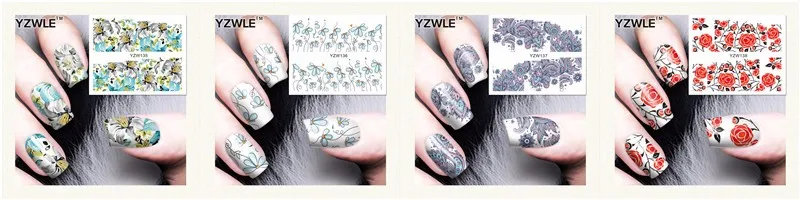 YWK 1 лист DIY Дизайн ногтей Водные Наклейки переводные наклейки s милые животные Сова шаблон стикер