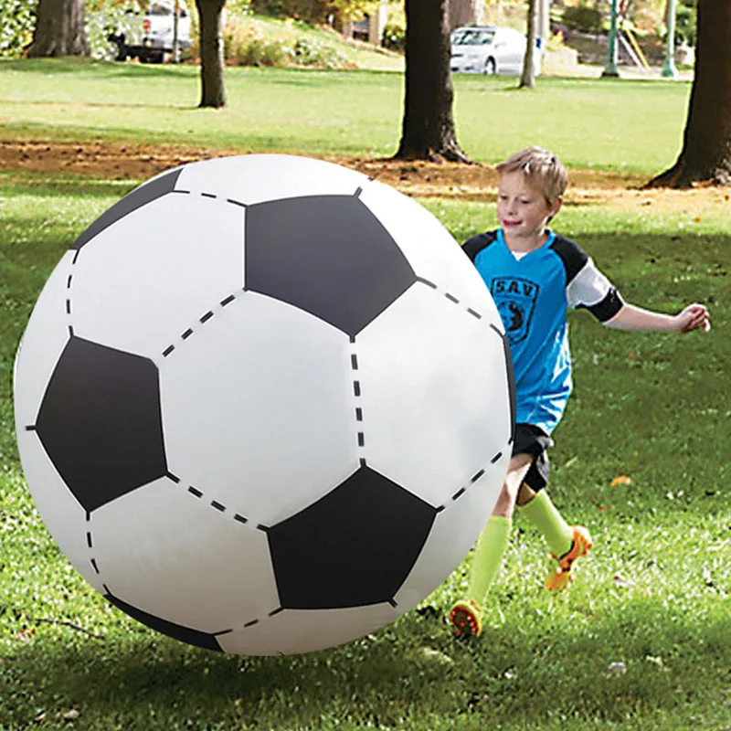 Гигантские Надувные Футбольные Toys Ball 130 см Надутый Мяч На Пляже Outbdoor Fun Sport Дети