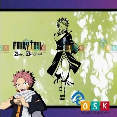 Аниме Сказочный хвост Etherious Natsu Dragneel виниловые наклейки на стену Наклейка Декор