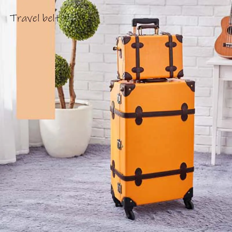 Дорожный ремень в стиле ретро из 100% искусственной кожи женский Размер 20/22/24/26