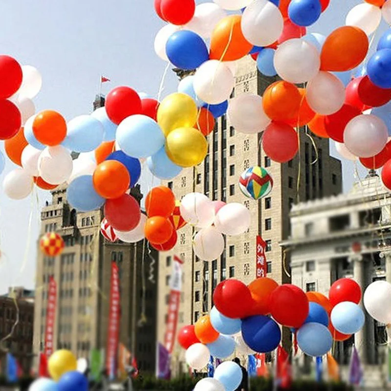 Hot 100 Pcs/lot 10 cm Latex Helium Inflatable Thickening Pearl Balloons Wedding Supplies Birthday Party Decoration Air Ball|100 pcs/lot|wedding