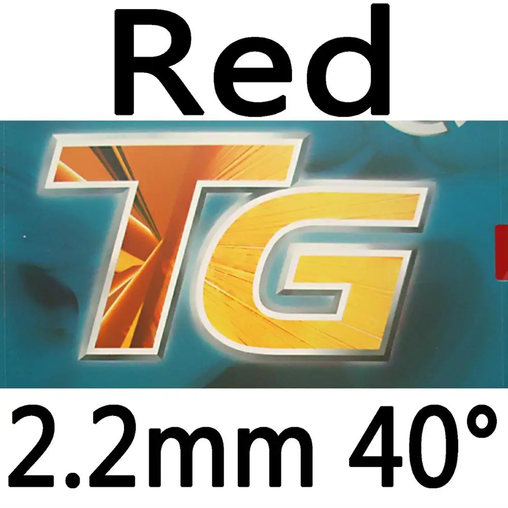 red 2.2mm H40 DHS NEO Skyline-TG3 NEO TG3 NEO TG-3 NEO TG 3 Пипса-в настольном теннисе пинг-понг резиновый с оранжевой губкой - Цвет: red 2.2mm H40
