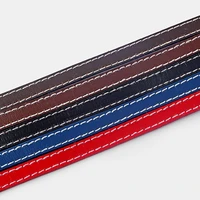 3 meters natural 102 mm flat stitched genuinereal leather cord for diy jewellery craft making findings