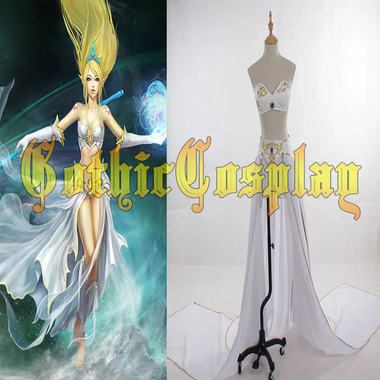 Janna Косплей LOL платье Хэллоуин Карнавал игра косплей костюм|cosplay costume|janna cosplaydress