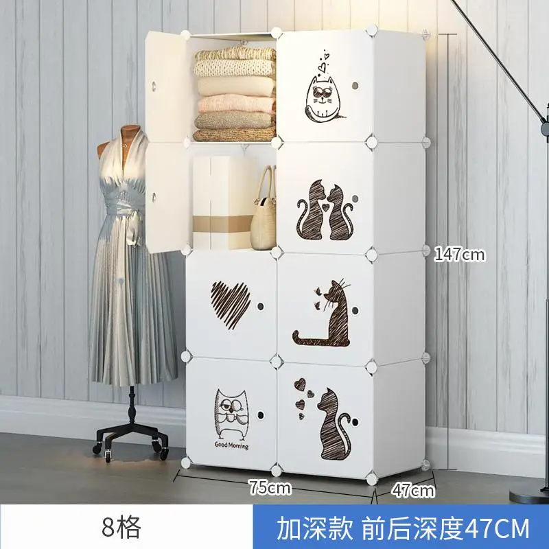 style23 Шкаф для хранения, коробка для хранения одежды, пластиковая коробка, очень большой шкаф для хранения, тканевый ящик для одежды - Цвет: style23