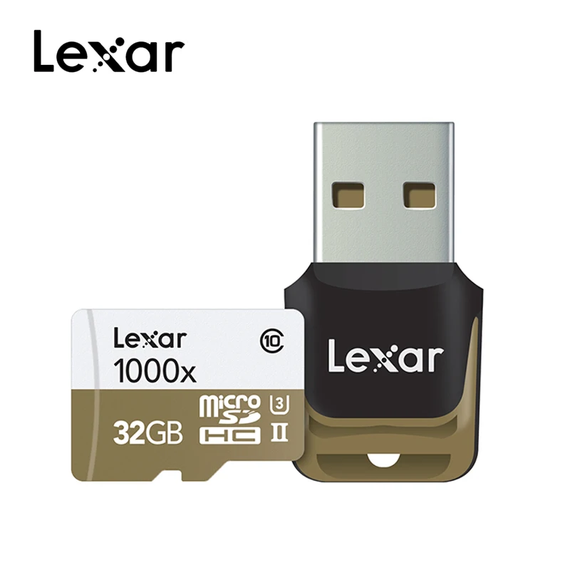 Оригинальный Lexar 128GB карта micro sd 1000x слот для карт памяти 16GB 64GB UHS II U3 Max 150 МБ/с. 32GB
