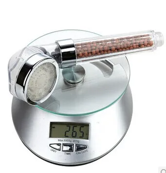 Хрустальная Светодиодная насадка для ручного душа светодиодная турмалиновая