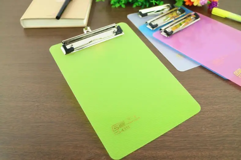 ColofficeA5 portable MDF file clip board menu clipboard with butterfly clip wooden writing cl Notebooks& Writing Pads Clipboard - Цвет: Цвет: желтый