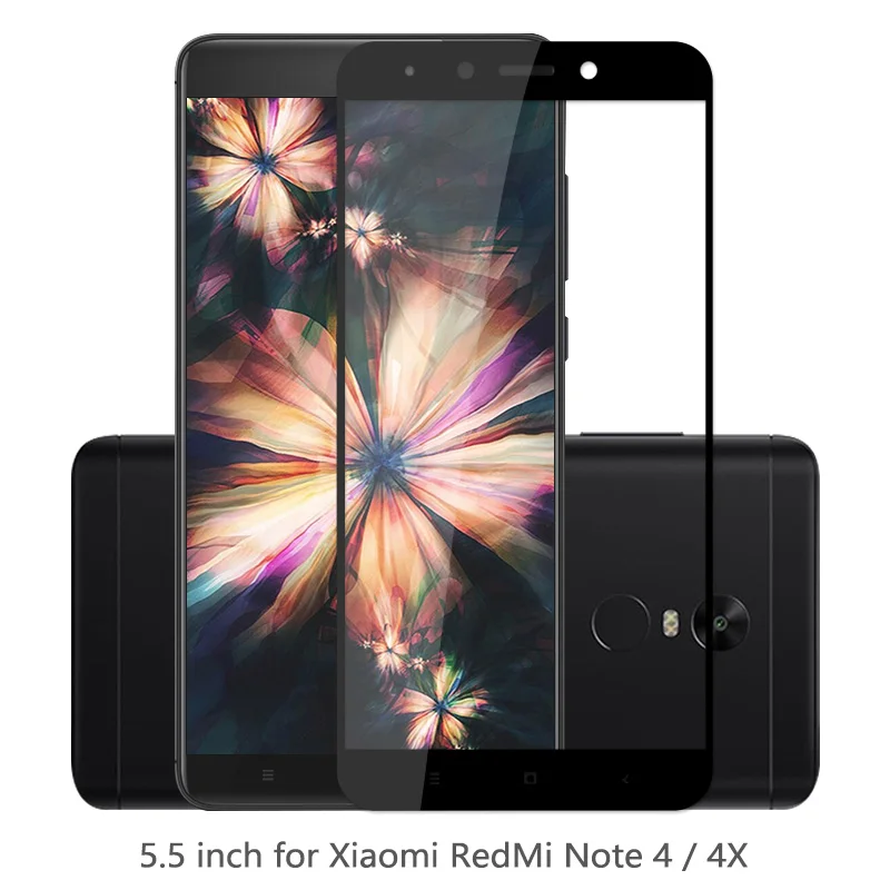 Для Xiaomi RedMi Note 4 глобальная версия защита экрана защитное стекло закаленное для