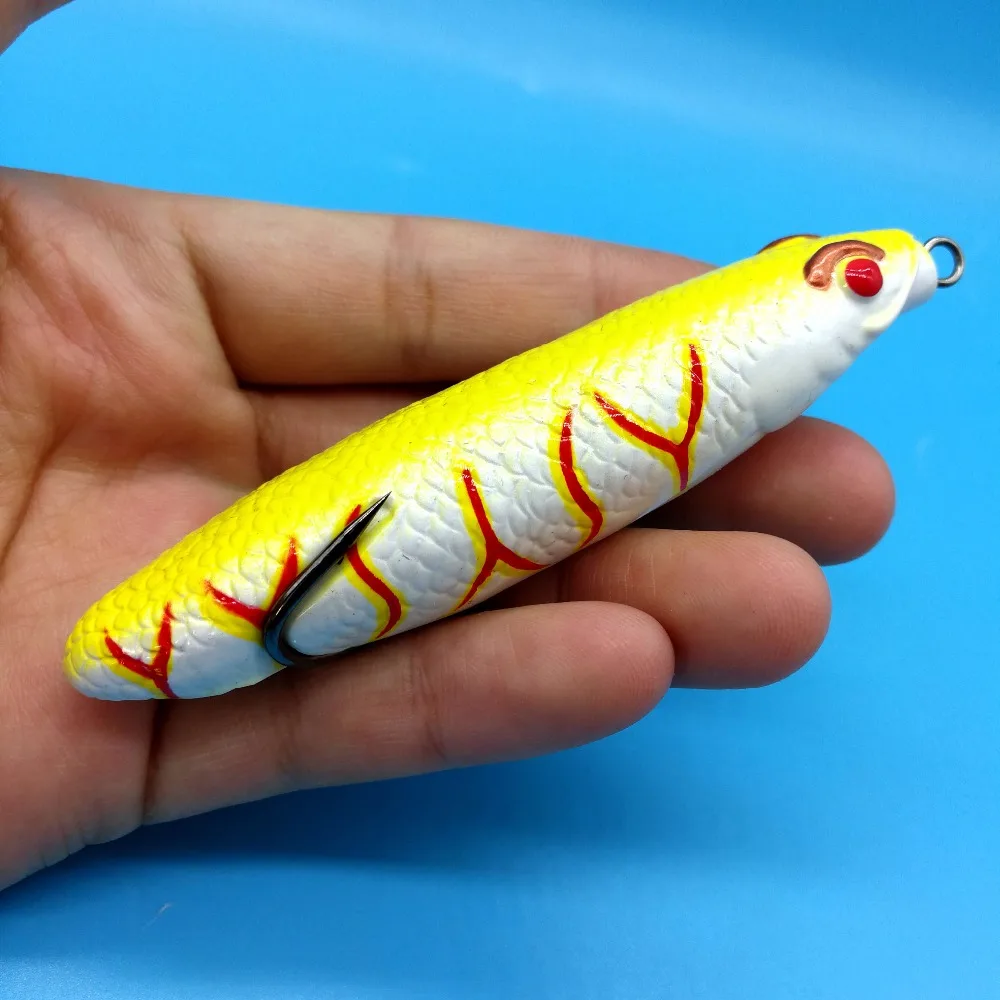 Мягкая рыболовная приманка лягушка Trulinoya 4 шт./лот 16 5 г/9 см цвета водосберегающая
