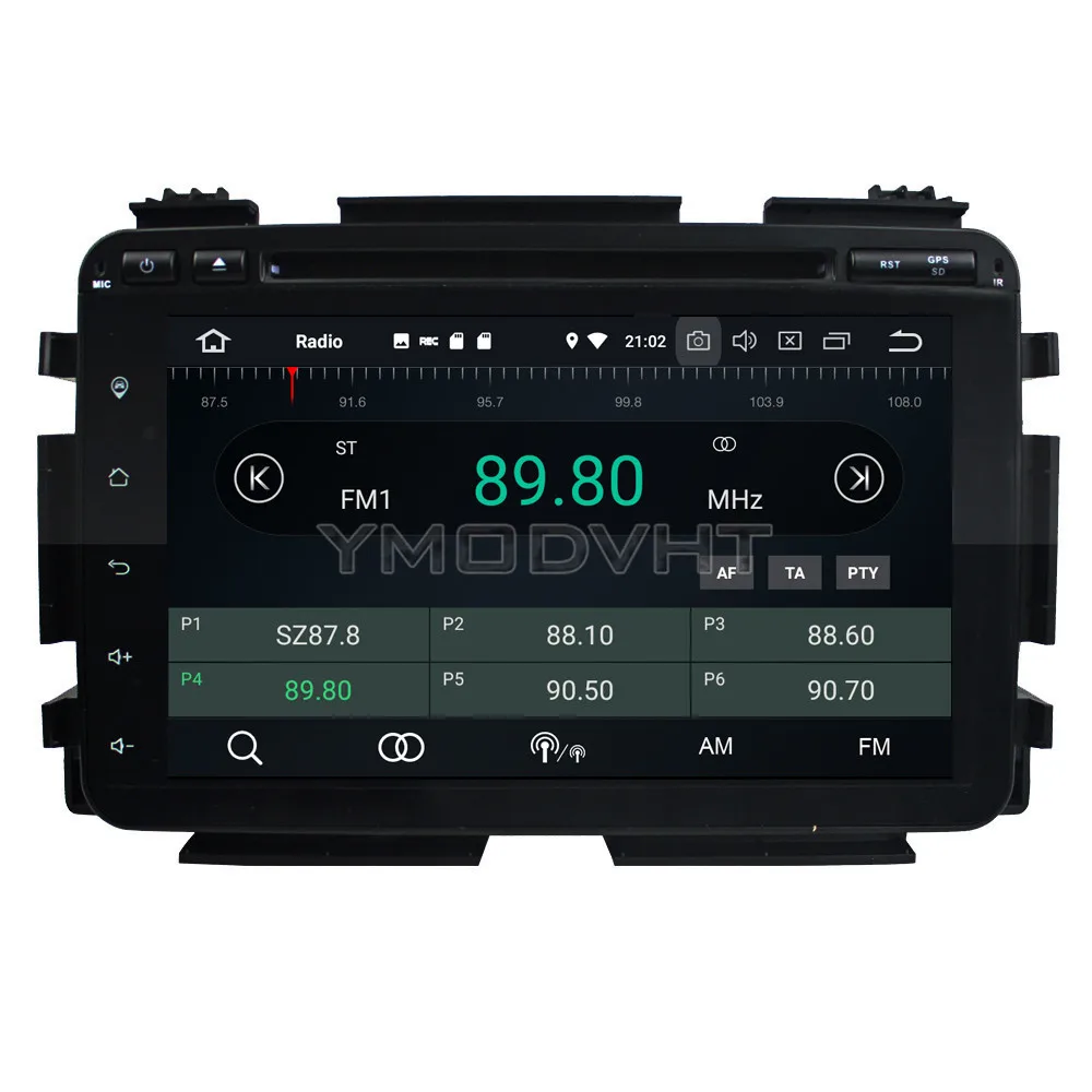 YMODVHT 8 дюймов Android 0 Восьмиядерный PX5 4 Гб ОЗУ 32 ПЗУ автомобильный DVD плеер Радио