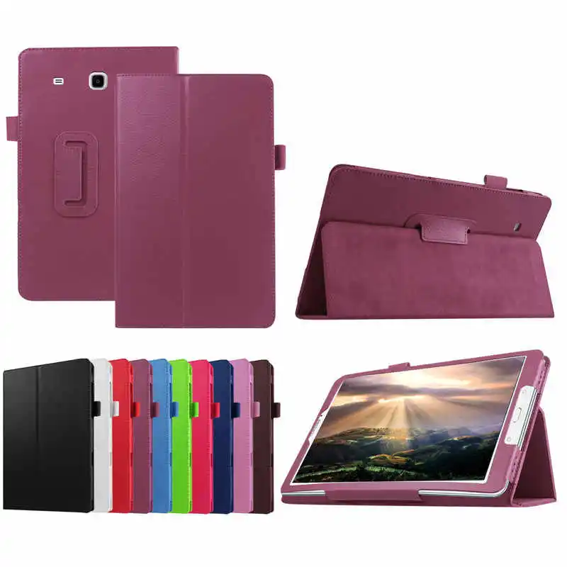 Тонкий чехол для samsung Galaxy Tab A, 7,0, SM-T280, T285, умный чехол с функцией автоматического сна и пробуждения, флип-чехол из искусственной кожи для samsung T280, T285, умный чехол - Color: Purple