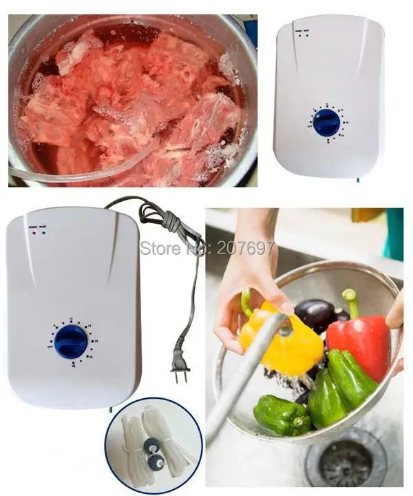 Портативный для тела фрукты овощи еда активный генератор озона вода воздушный